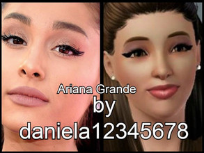Sims 3 — Ariana Grande  by daniela12345678 — Ariana Grande, I created this Sim. I used Nightcrawler-Break Free's hair