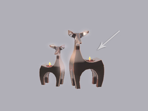 Sims 3 — Eiyina Living - Candle Holder L by ung999 — Eiyina Living - Candle Holder L Recolorable Channels : 3 Located at