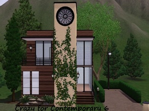 Sims 3 — Crazy for Contemporary 6 by Jujubee77 — 2 bedroom, 2 bathroom home with an industrial feel. 