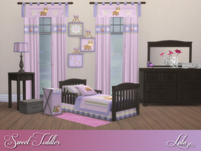 Sims 4 — Sweet Toddler Bedroom by Lulu265 — A chic room for your little toddlers that they can grow into. Lovely mix and