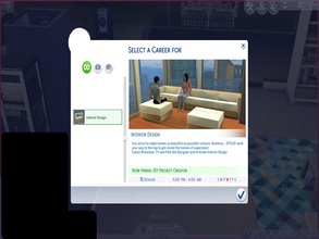 Sims 4 — Interior Design Career - UPDATED JUNE 2022 by DiamondVixen96 — Hey! This is my first ever mod/addition to the