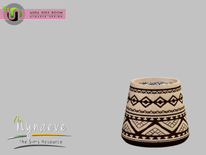 Sims 3 — Aura Tribal Vase by NynaeveDesign — Aura Play Room Decor - Tribal Vase Located in: Decor - Miscellaneous Decor -