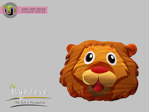Sims 3 — Aura Lion Pillow by NynaeveDesign — Aura Play Room Decor - Lion Pillow Located in: Kids - Miscellaneous Decor -