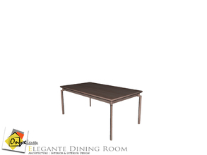 Sims 4 — Elegante Dining Table by Onyxium — Onyxium@TSR Design Workshop Dining Room Collection | Belong 2018 Year