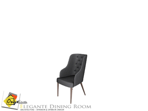 Sims 4 — Elegante Dining Chair by Onyxium — Onyxium@TSR Design Workshop Dining Room Collection | Belong 2018 Year