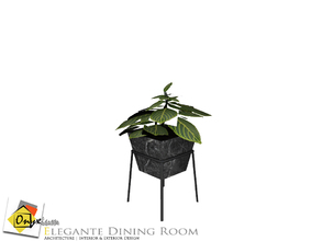 Sims 4 — Elegante Plant by Onyxium — Onyxium@TSR Design Workshop Dining Room Collection | Belong 2018 Year