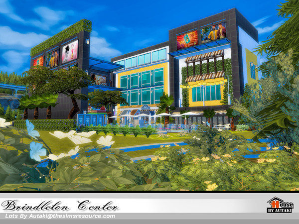 Sims 4 — Brindleton Center by autaki — Brindleton Center is an modern elegant place for your simmies. It has Fashion