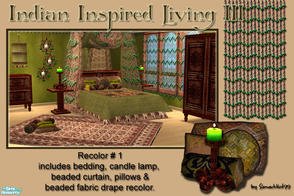 Sims 2 — Indian Inspired Living III RC 1 by Simaddict99 — First recolor for the 3rd set in my "Indian Inspired