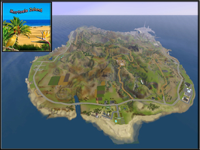 Sims 3 — Martoele Island  by martoele — Inspired on Gran Canary Island - Spain. Of course if can't be completely the same