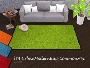 Sims 4 — MB-UrbanModernRug_CommonMix by matomibotaki — MB-UrbanModernRug_CommonMix, rug in 4 solid colors and each with