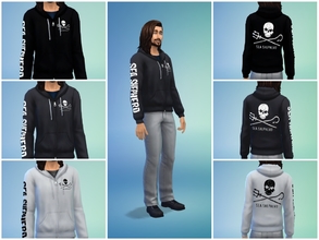 Sims 4 — Jolly Roger Sweat for Male by Nerwen6662 — You can now show your beliefs in the Sims ! - base game compatible -