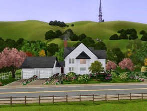 Sims 3 — La Minaudiere Cottage by sgK452 — 520 Pumpkin Valley Road - Riverview - landscaped park, secret garden, 1 adult