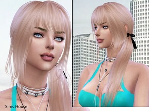 Sims 4 —  Eva Palmer by Sims_House — Eva Palmer Eva is a creative person, romantic and vulnerable. But despite the