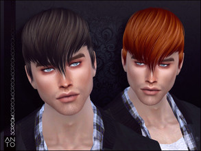 Sims 4 — Anto - Scream (Hair) by Anto — Mid length hair for males