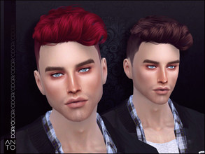 Sims 4 — Anto - Darko (Hair) by Anto — Requested hair from Darko (2011, better late than never XD) Side-shaved hair for