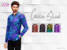 Sims 4 — Glitter Shirt by RobertaPLobo — Men's shirt Long-Sleeved with glitter . 5 colors. Standalone item. Base Game