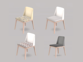 Sims 4 — Simple Kitchen - Dining Chair by ung999 — Simple Kitchen - Dining Chair Color Options : 4
