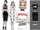 Sims 4 — SOYI - Outfit - (Updated 11/02/19) by Helsoseira — Name : SOYI Style : South Korea Fashion Sub part Type : Short