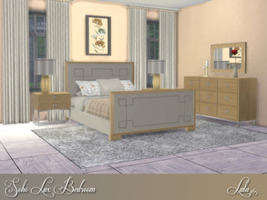 Sims 4 — Soho Lux Bedroom  by Lulu265 — Bright and clean, the Soho Lux Bed is an elegant addition that will bring a sense