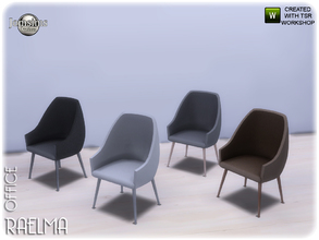 Sims 4 — raelma chair desk color2 by jomsims — raelma chair desk color2