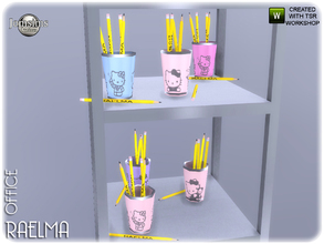 Sims 4 — raelma pencil deco by jomsims — raelma pencil deco