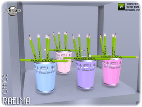 Sims 4 — raelma pencil deco 2 by jomsims — raelma pencil deco 2