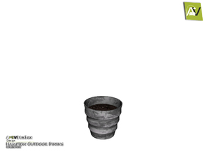 Sims 4 — Hampton Flowerpot In Empty by ArtVitalex — - Hampton Flowerpot In Empty - ArtVitalex@TSR, May 2018