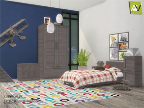 Sims 4 — Aspen Toddler Bedroom by ArtVitalex — - Aspen Toddler Bedroom - ArtVitalex@TSR, May 2018 - All objects three has
