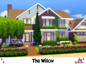 Sims 4 — The Willow - Nocc by sharon337 — The Willow is a Family Home built on a 40 x 30 lot. Value $227043 It has 4