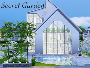 Sims 4 — Secret Garden by Sims_House — Secret Garden Four-storey modern house for a family of 6 people. On the ground