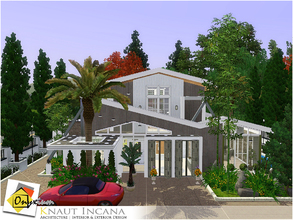 Sims 3 — Knaut Incana by Onyxium — On the first floor: Living Room | Dining Room | Kitchen | Bathroom | Park Space On the