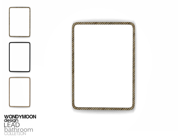 Sims 4 — Lead Mirror by wondymoon — - Lead Bathroom - Mirror - Wondymoon|TSR - Creations'2018