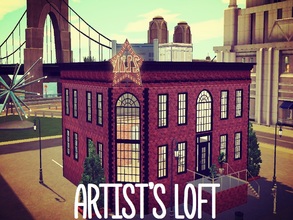Sims 3 — Artist's Loft by Kevs_Creative — This house is mix with modern style loft design. It has a cool entertaining
