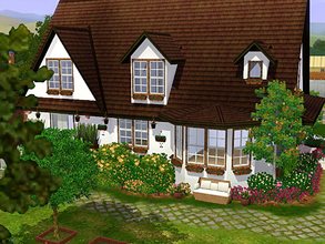 Sims 3 — la Godiniere by sgK452 — flowers, flowers and always flowers Family home to you to furnish it, 2 rooms on the
