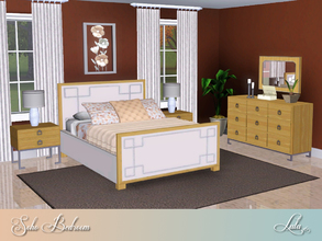 Sims 3 — Soho Lux Bedroom For Sims 3  by Lulu265 — The Soho Lux Bedroom is an elegant addition to your home. The Soho Lux