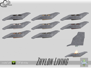 Sims 4 — Living Zhylon Fireplace Coffee Table by BuffSumm — Part of the *Livingroom Zhylon Set* Created by BuffSumm @ TSR