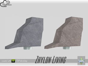 Sims 4 — Living Zhylon Hood Small Wall height by BuffSumm — Part of the *Livingroom Zhylon Set* Created by BuffSumm @ TSR