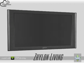 Sims 4 — Living Zhylon TV Wall by BuffSumm — Part of the *Livingroom Zhylon Set* Created by BuffSumm @ TSR