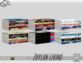 Sims 4 — Living Zhylon Books v2 by BuffSumm — Part of the *Livingroom Zhylon Set* Created by BuffSumm @ TSR