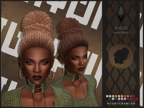 Sims 4 — Nightcrawler-Shuri by Nightcrawler_Sims — NEW HAIR MESH T/E Smooth bone assignment All lods Ambient occlusion