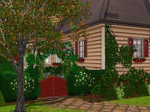Sims 3 — Le Colombier by sgK452 — charming house of character, for a family with child and animals (cat or small dog)