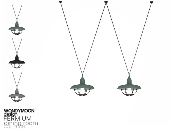 Sims 4 — Fermium Ceiling Lamp - Tall by wondymoon — - Fermium Dining Room - Ceiling Lamp - Tall - Wondymoon|TSR -