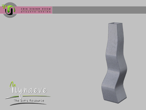 Sims 4 — Erin Vase - Tall by NynaeveDesign — Erin Dining Room Decor - Tall Vase Located in: Decor - Miscellaneos Price:
