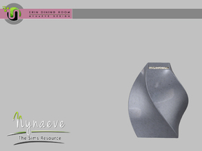 Sims 4 — Erin Vase - Small by NynaeveDesign — Erin Dining Room Decor - Small Vase Located in: Decor - Miscellaneous
