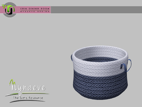 Sims 4 — Erin Basket by NynaeveDesign — Erin Dining Room Decor - Basket Located in: Decor - Miscellaneous Price: 226