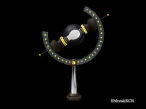 Sims 4 — Bedroom Steampunk - Tablelamp by ShinoKCR — crafted by hand and heart Furniture for your Steampunk Home