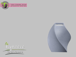 Sims 3 — Erin Vase V3 by NynaeveDesign — Erin Dining Room Decor - Small Vase Located in: Decor - Miscellaneous Price: 226