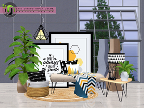 Sims 3 — Erin Dining Room Decor by NynaeveDesign — Give your sim's dining room energy and a happy glow with small details