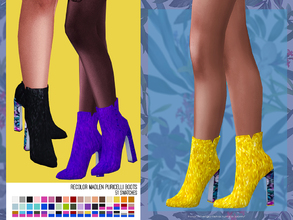 Sims 4 — helgatisha Recolor Madlen Puricelli Boots - Mesh Needed by HelgaTisha — 51 swatches You NEED to download the