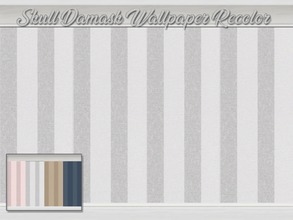 Sims 4 — Stripe Set Wallpaper Recolor by Beatrice_e — All of my wallpapers are recolored from Base Game.